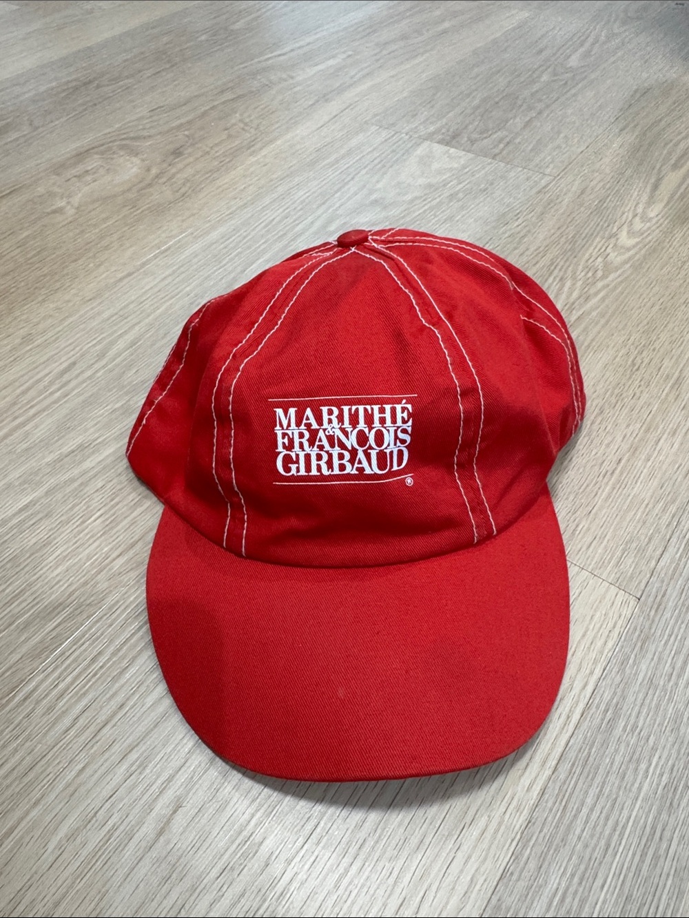 Marithe Francois Girbaud Red XX = Love Hat Vintage